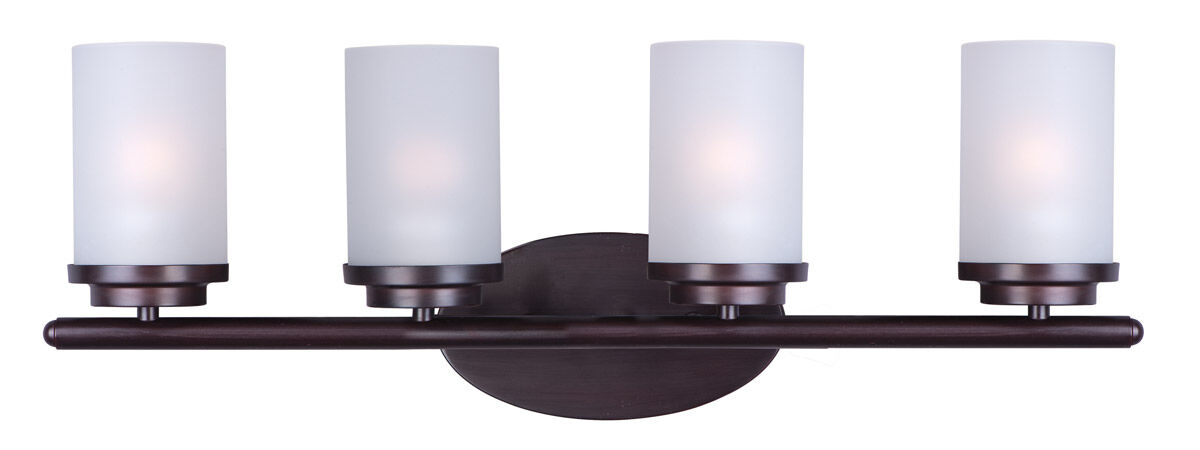Corona 4 Light 26 inch Oil Rubbed Bronze Bath Vanity Wall Light
