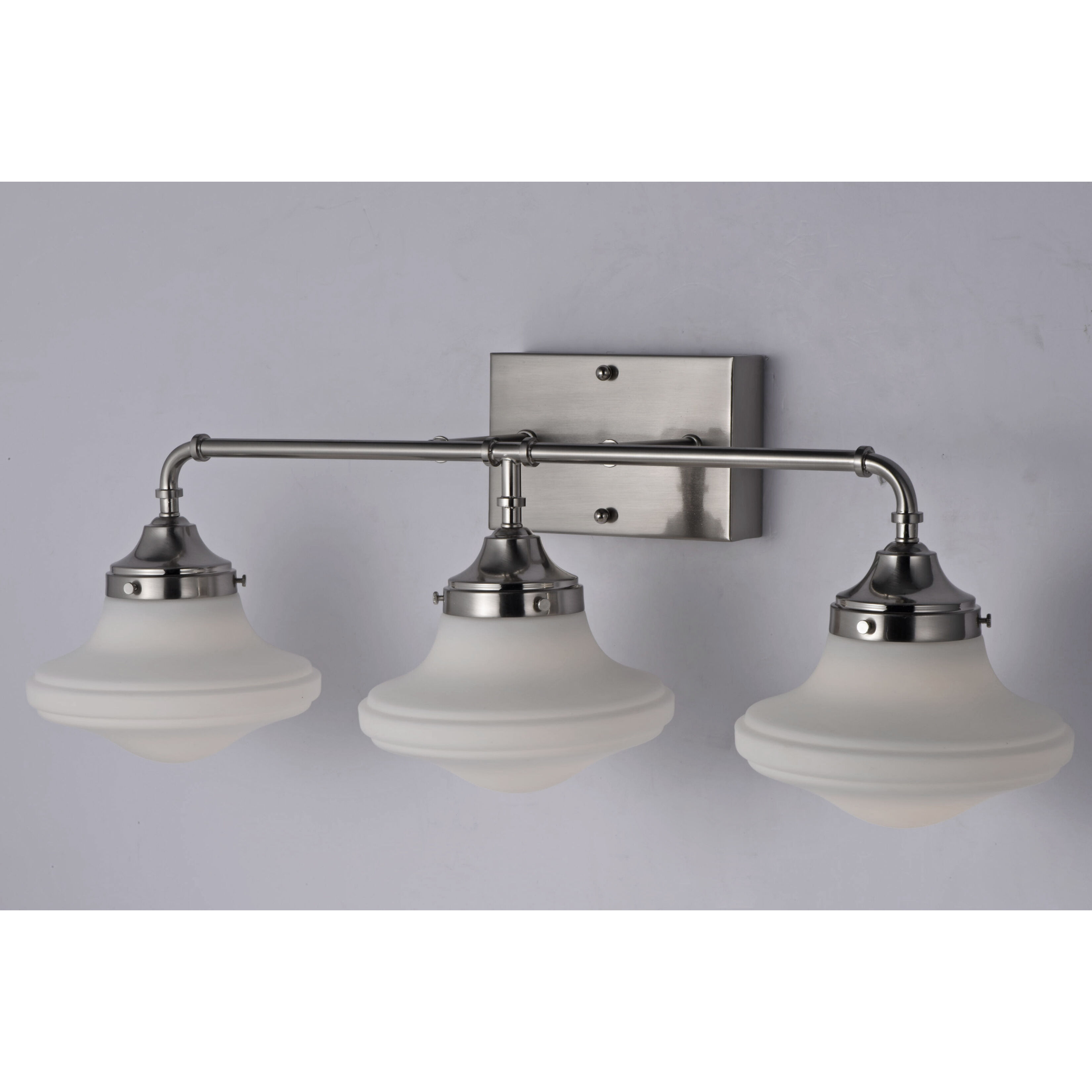 New School LED 28 inch Satin Nickel Vanity Light Wall Light
