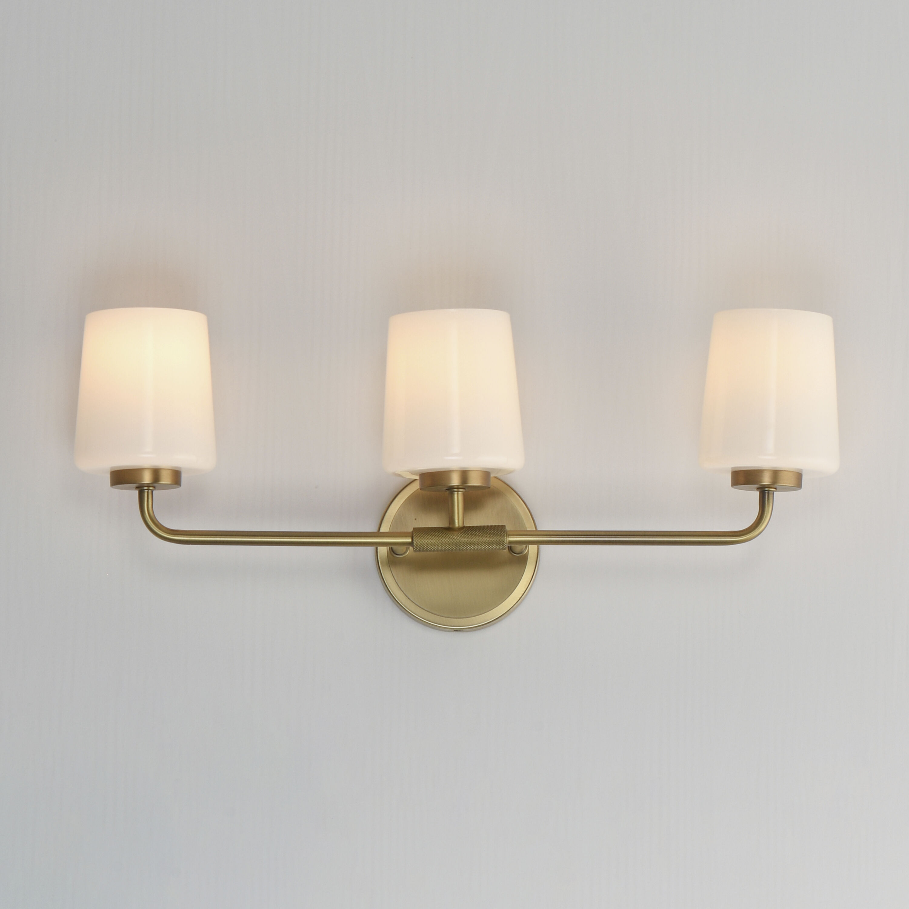 Durham 3 Light 23 inch Natural Aged Brass Bath Vanity Wall Light