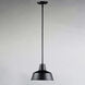 Pier M 1 Light 10.25 inch Black Outdoor Pendant