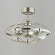 Corona 22 inch Satin Nickel Fandelight