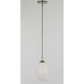 Taylor 1 Light 5 inch Satin Nickel Mini Pendant Ceiling Light
