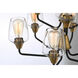 Goblet 9 Light 27 inch Bronze and Antique Brass Multi-Tier Chandelier Ceiling Light