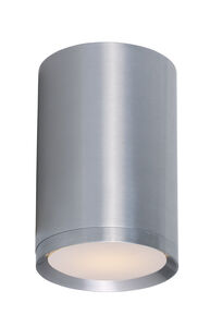 Lightray 1 Light 5 inch Brushed Aluminum Flush Mount Ceiling Light