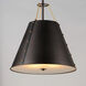 Trestle 3 Light 20 inch Oil Rubbed Bronze and Antique Brass Multi-Light Pendant Ceiling Light