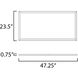 Sky - 5CCT LED 23.5 inch Brushed Aluminum Flush Mount Ceiling Light