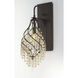 Twirl 1 Light 7.25 inch Oil Rubbed Bronze Wall Sconce Wall Light in Cognac