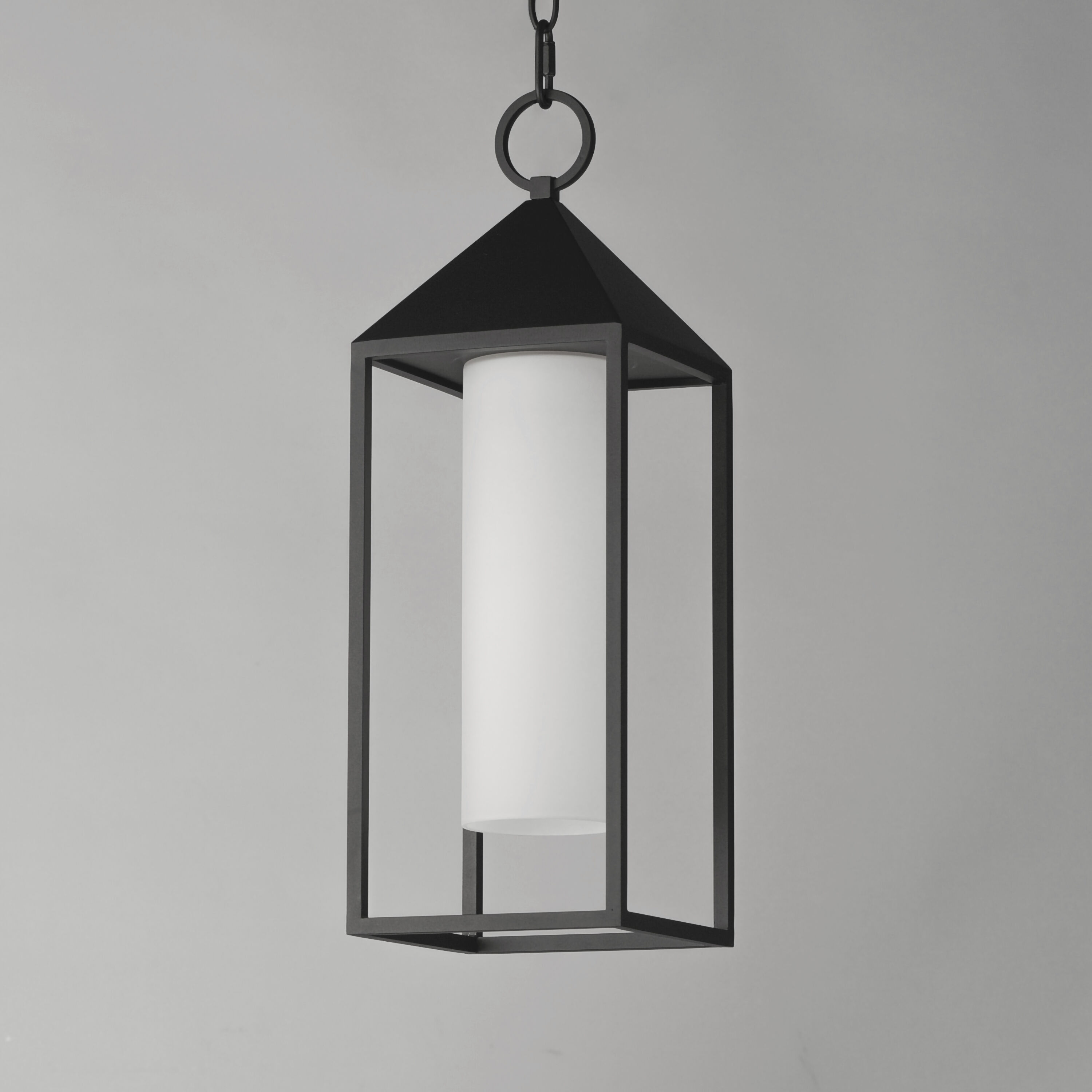 Aldous 1 Light 7 inch Black Outdoor Pendant