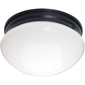 Essentials 588x 2 Light 9 inch Black Flush Mount Ceiling Light