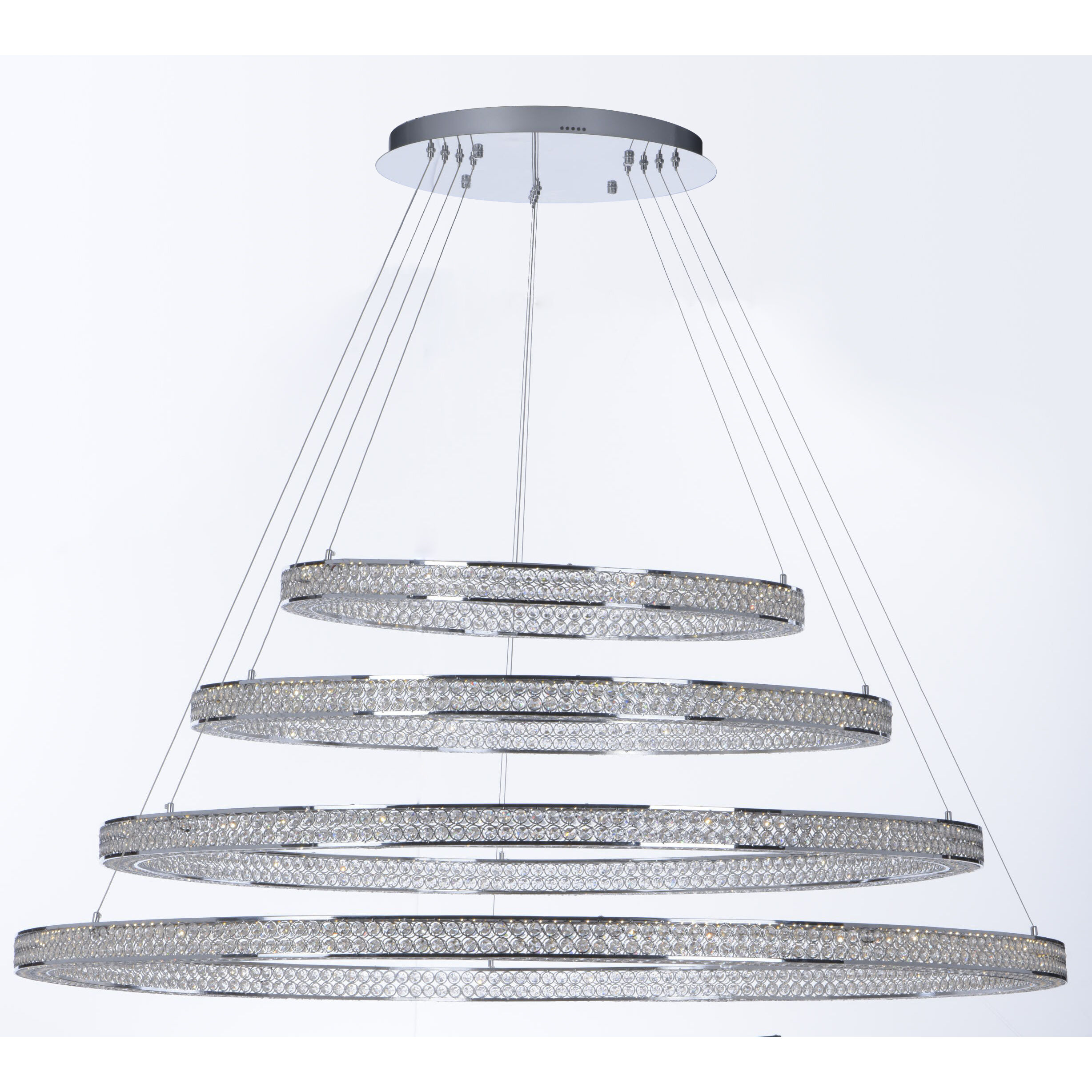 Eternity LED LED 60 inch Polished Chrome Foyer Pendant Ceiling Light