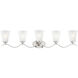 Vital 5 Light 41 inch Satin Nickel Bath Vanity Wall Light