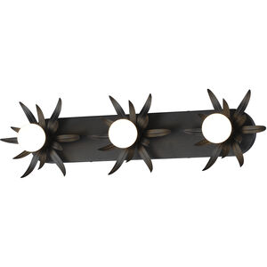 Paloma 3 Light 31.75 inch Anthracite Bath Vanity Wall Light