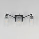 Rigata 3 Light 22.75 inch Black Bath Vanity Wall Light