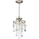 Cebu 1 Light 9 inch Capiz and Gold Silver Single Pendant Ceiling Light