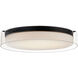 Duo LED 19.75 inch Black Flush Mount Ceiling Light
