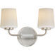 Durham 2 Light 13.75 inch Wall Sconce