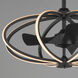 Solstice 21.75 inch Black Fandelight