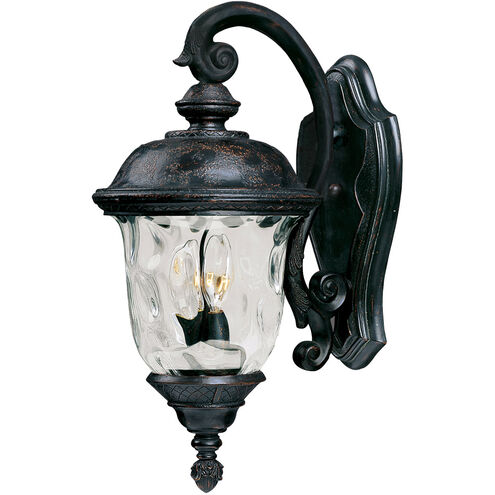 Carriage House VX 2 Light 20 inch Oriental Bronze Outdoor Wall Mount