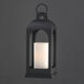 Marrakech 18.5 inch 60 watt Black Outdoor Deck Lantern