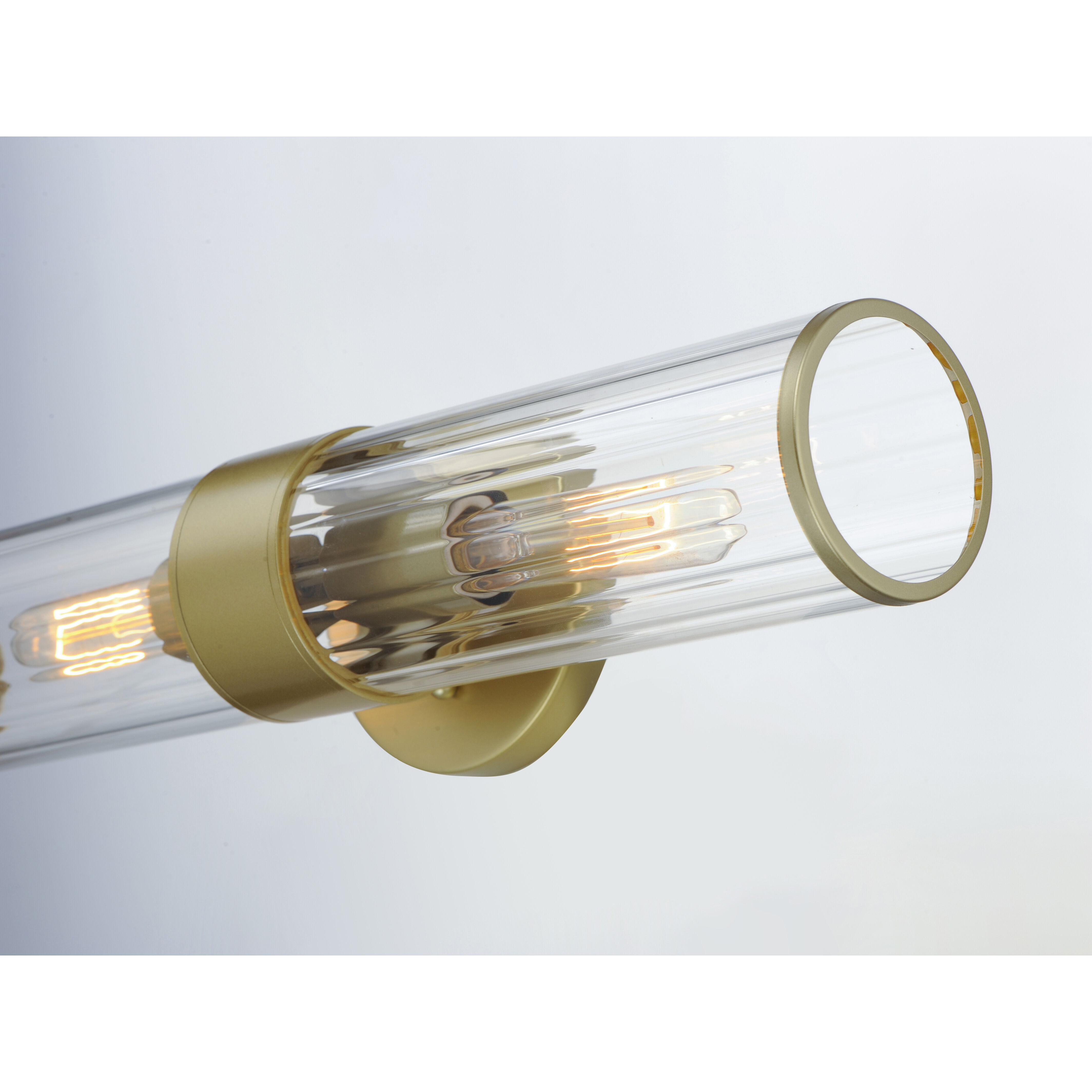 Crosby 2 Light 5 inch Satin Brass Wall Sconce Wall Light