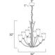 Rocco 9 Light 32 inch Polished Chrome Multi-Tier Chandelier Ceiling Light