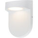 Ledge LED 7 inch White Outdoor Wall Mount