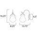 Rustica LED 16.25 inch Blacksmith Outdoor Wall Mount