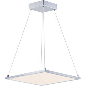 Wafer LED LED 15 inch Satin Nickel Single Pendant Ceiling Light