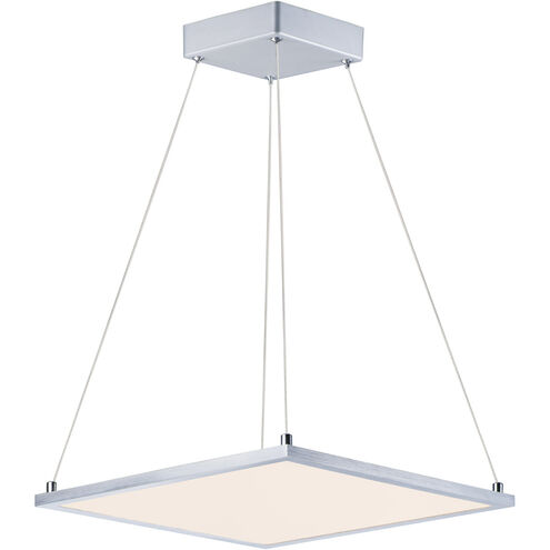 Wafer LED LED 15 inch Satin Nickel Single Pendant Ceiling Light