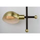 Mingle LED Wall Sconce Wall Light in Bronze/Satin Brass