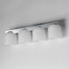 Scoop 4 Light 29.5 inch Polished Chrome Bath Vanity Wall Light in Marble