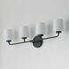 Durham 4 Light 32.5 inch Black Bath Vanity Wall Light