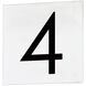 Address White Square Tile