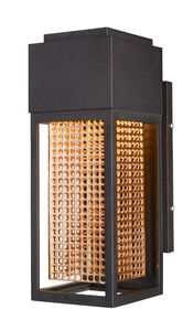 Townhouse LED 12 inch Galaxy Bronze/Rose Gold Outdoor Wall Lantern