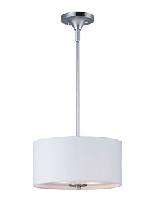 Bongo 2 Light 13 inch Satin Nickel Semi-Flush Mount Ceiling Light