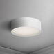 Prime LED 16 inch Flush Mount Ceiling Light in White Linen