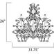 Elegante 9 Light 29 inch Oil Rubbed Bronze Multi-Tier Chandelier Ceiling Light