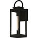 Nassau Vivex 1 Light 16 inch Black Outdoor Wall Mount