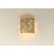 Glamour 2 Light 4.75 inch Champagne and Gold Wall Sconce Wall Light