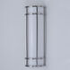 Moon Ray LED 18 inch Satin Nickel Outdoor Wall Mount