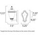 Carriage House VX 1 Light 12.5 inch Oriental Bronze Outdoor Wall Mount