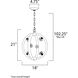 Equinox LED 18 inch Polished Nickel Single Pendant Ceiling Light