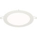 Slim LED 6.75 inch White Flush Mount Ceiling Light
