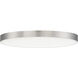 Trim LED 16 inch Satin Nickel Flush Mount Ceiling Light