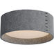 Prime LED 16 inch Flush Mount Ceiling Light in Gray Felt