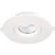 Slim Gimbal LED 5.25 inch White Flush Mount Ceiling Light