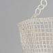 Cestino 4 Light 21 inch Weathered White Invert Bowl Pendant Ceiling Light