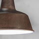 Pier M 1 Light 13 inch Empire Bronze Outdoor Wall Mount