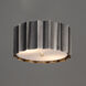 Allegra 2 Light 12 inch Gunmetal and Gold Flush Mount Ceiling Light