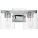Scoop 2 Light 13.5 inch Polished Chrome Bath Vanity Wall Light in Clear